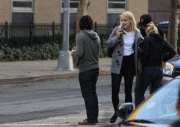 98dec856446147 Jessica Stam Out in NY on 11/15/09 