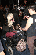 Lady Gaga Signing Copies of Her Album at Best Buy in LA