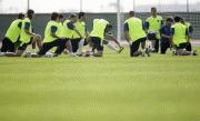 Pictures of Fc Barcelona Training in Abu Dhabi