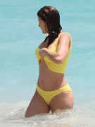 Stephanie Seymour in Yellow Bikini 